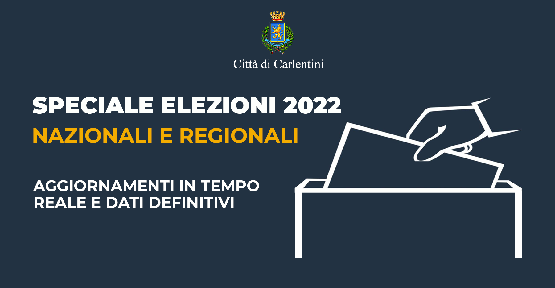 Speciale Elezioni 2022: dati in tempo reale