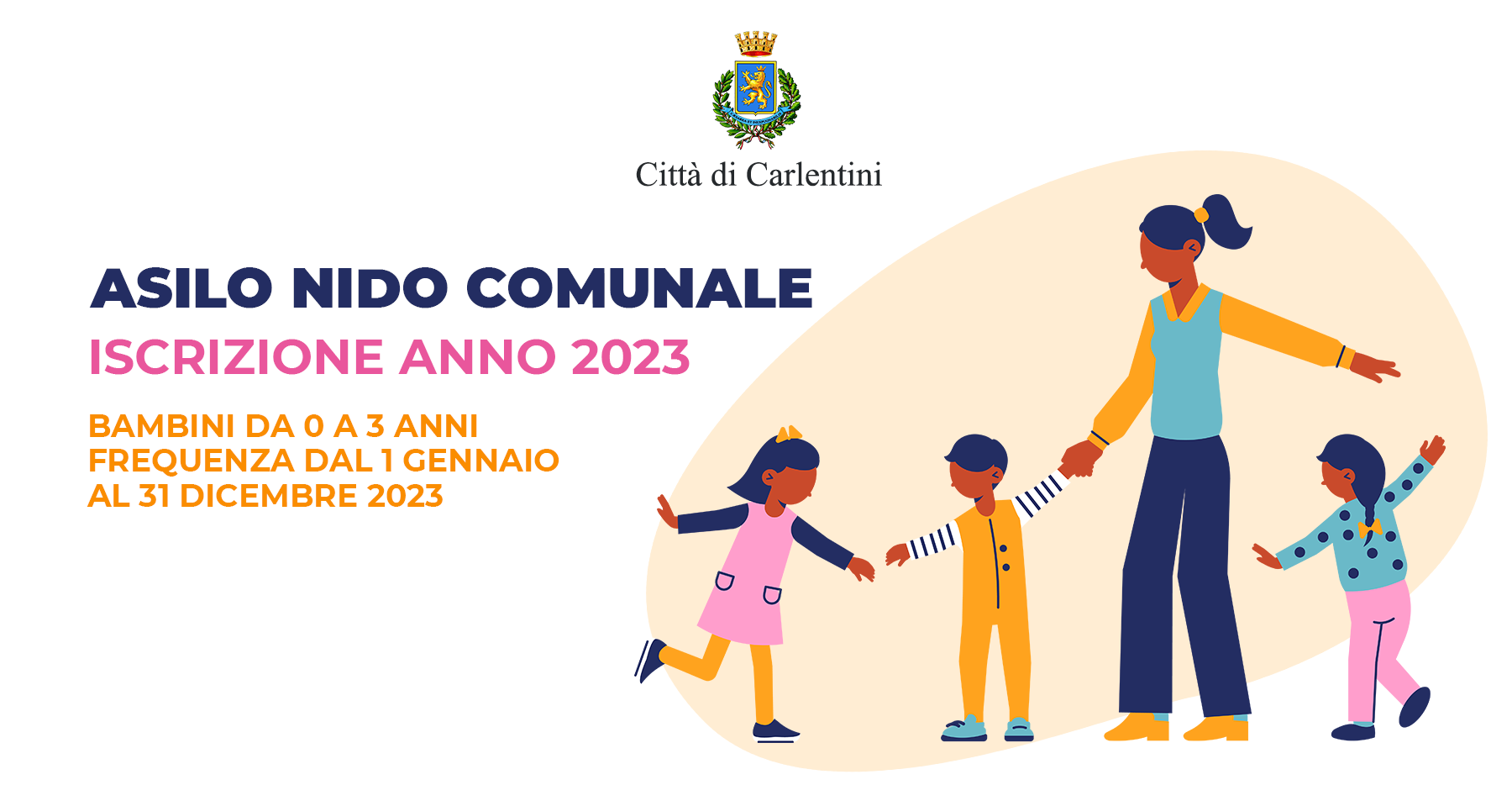 Asilo comunale: aperte le iscrizioni per l’anno 2023