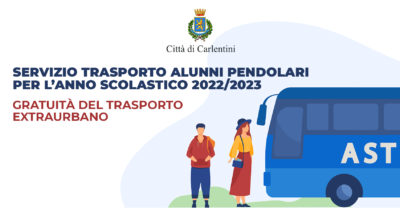 Trasporto extraurbano per studenti pendolari: gratuità del servizio per l’anno 2022/2023