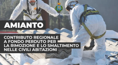 Amianto: Contributo regionale a fondo perduto per la rimozione e lo smaltimento nelle civili abitazioni