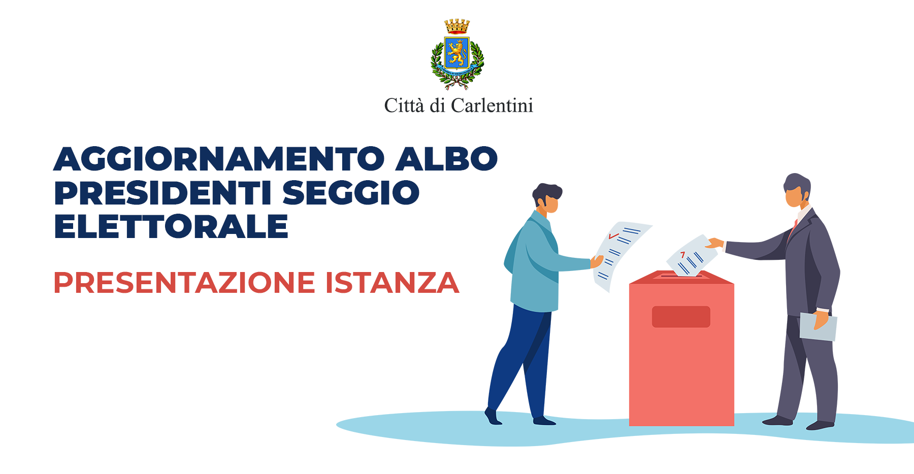 Aggiornamento Albo dei Presidenti di seggio elettorale: presentazione istanza.