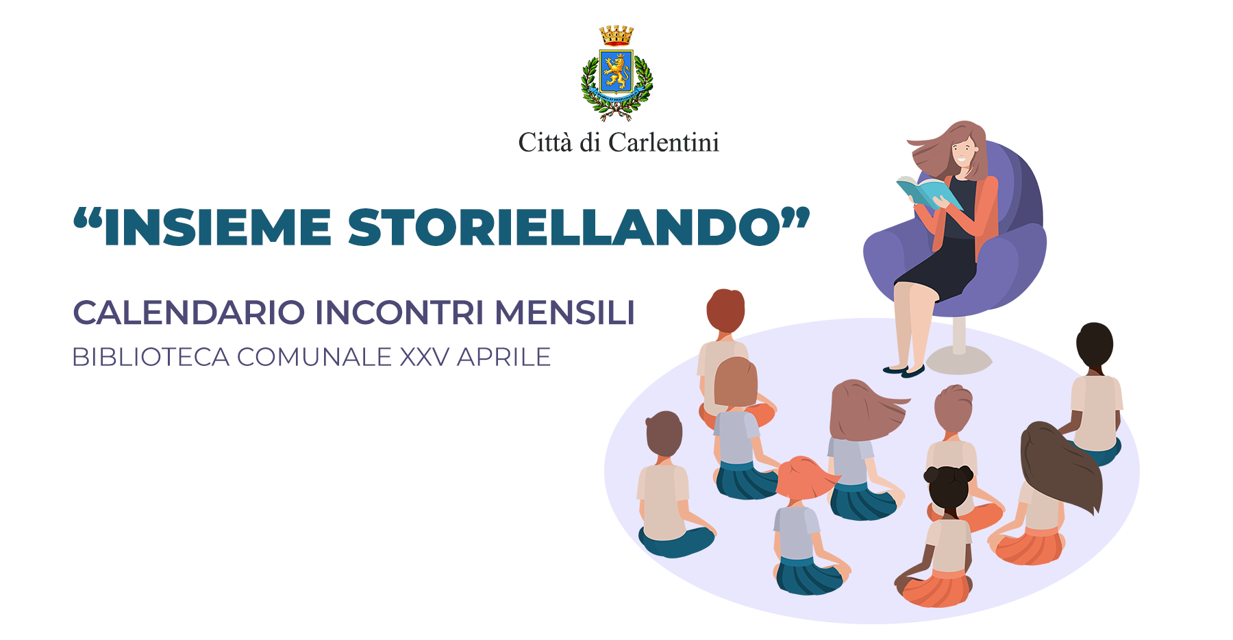 “Insieme storiellando”: incontri a favore della lettura per i bambini dai 3 anni in su