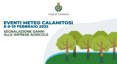 Danni eventi meteo calamitosi del 8-9-10 febbraio 2023: segnalazione danni alle imprese