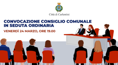 Consiglio Comunale: convocazione in seduta ordinaria per venerdì 24 marzo 2023