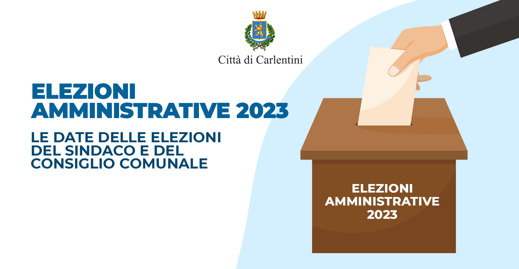 Elezioni Amministrative 2023: date e orari del primo turno e dell’eventuale ballottaggio.