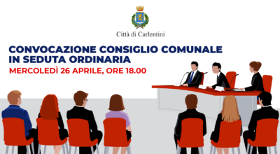 Consiglio Comunale: convocazione in seduta ordinaria per mercoledì 26 aprile 2023