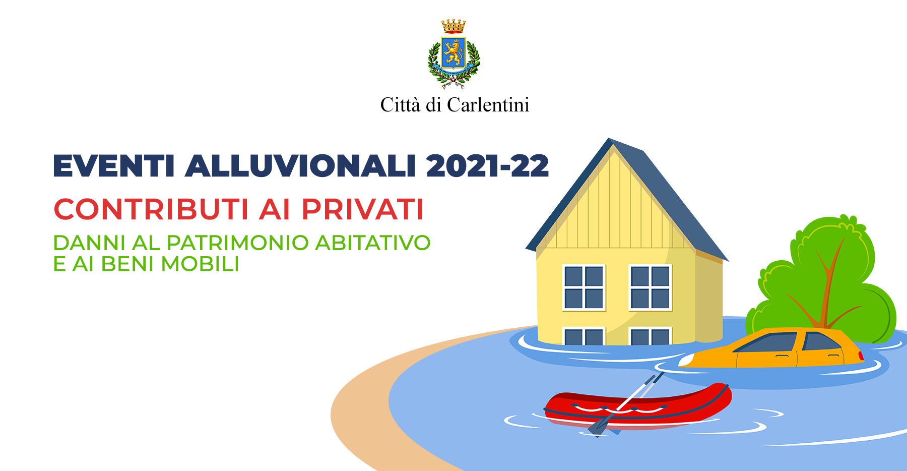 Eventi alluvionali 2021-22: contributi ai privati per danni al patrimonio abitativo e ai beni mobili