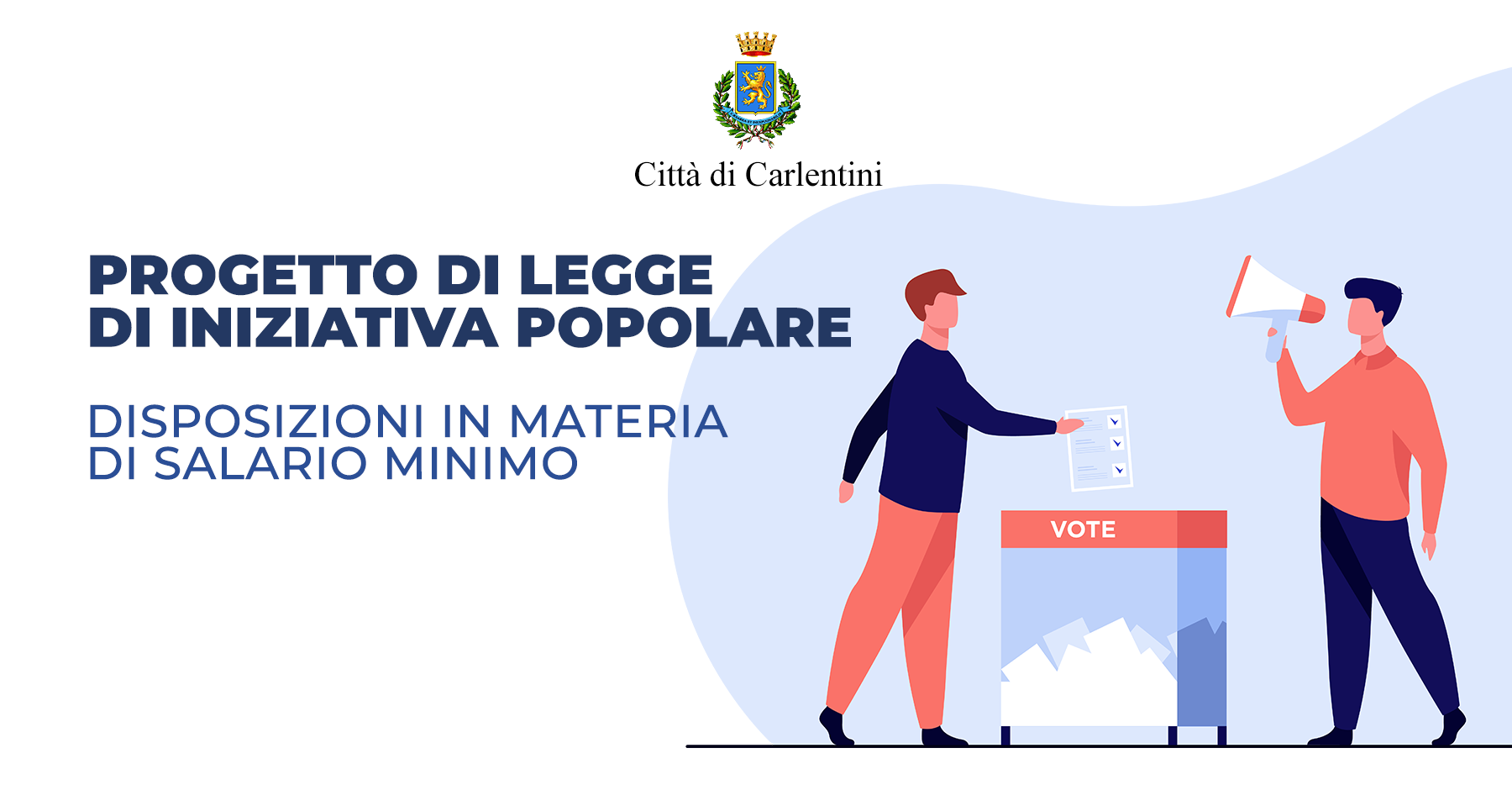 Progetto di legge di iniziativa popolare: disposizioni in materia di salario minimo