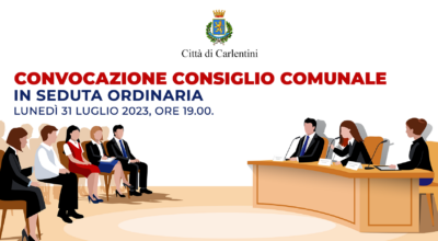 Convocazione Consiglio Comunale: lunedì 31 luglio, ore 19