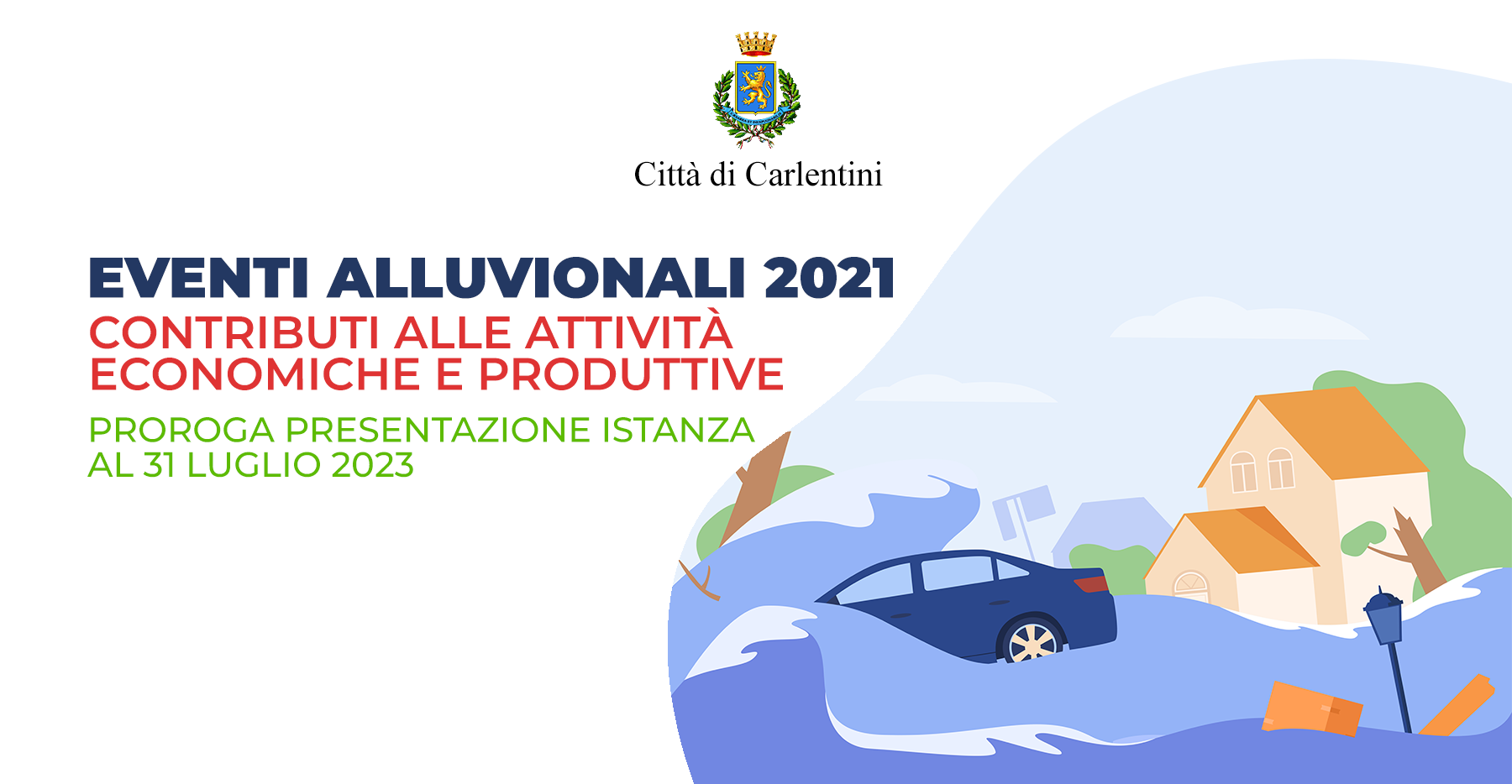 Eventi calamitosi di ottobre e novembre 2021: contributi alle attività economiche e produttive