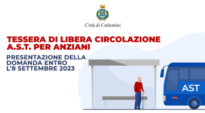 Tessera di libera circolazione A.S.T. per anziani: domanda entro il 8 settembre 2023