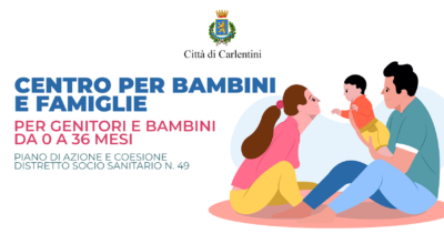 Centro per bambini e famiglie: voucher per genitori e bambini da 0 a 36 mesi.