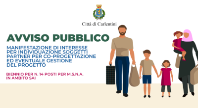 Avviso pubblico: manifestazione d’interesse per individuazione partner per co-progettazione MSNA ambito SAI