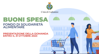 Buoni spesa: bando per la presentazione delle domande