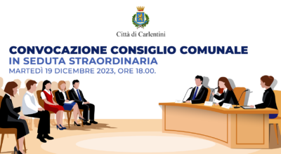 Convocazione Consiglio Comunale: martedì 19 settembre, ore 18