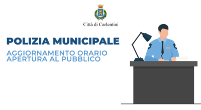 Polizia Municipale: aggiornamento orario di apertura al pubblico