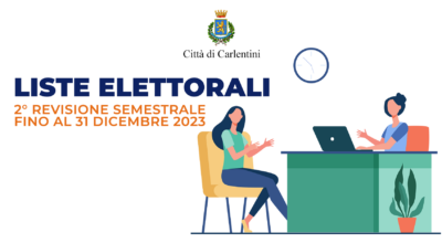 Seconda Revisione semestrale liste elettorali: avviso pubblico