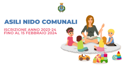 Asili nido comunali: iscrizione per l’anno 2023-24 fino al 15 febbraio