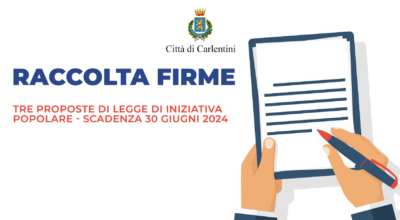 Raccolta firme: tre proposte di legge di iniziativa popolare