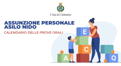 Selezione di n. 7 unità di “educatore asilo nido”: calendario delle prove orali
