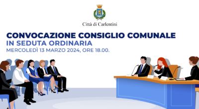 Convocazione Consiglio Comunale: mercoledì 13 marzo, ore 18