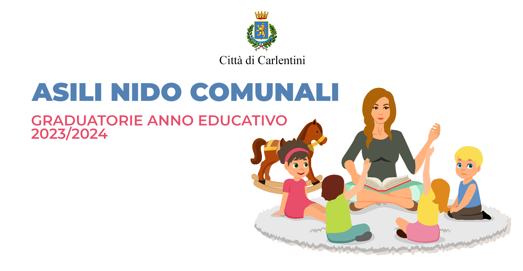 Asili nido comunali: graduatorie anno educativo 2023-2024