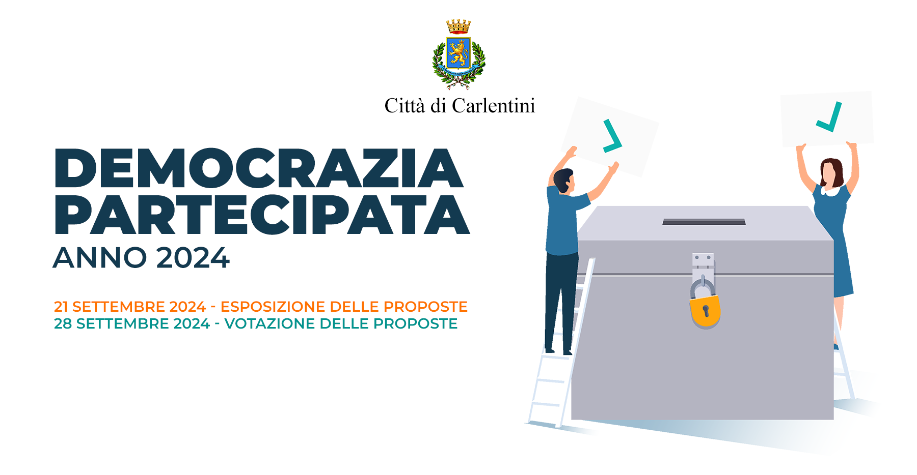 Democrazia partecipata – anno 2024: avviso pubblico per la valutazione e scelta dei progetti