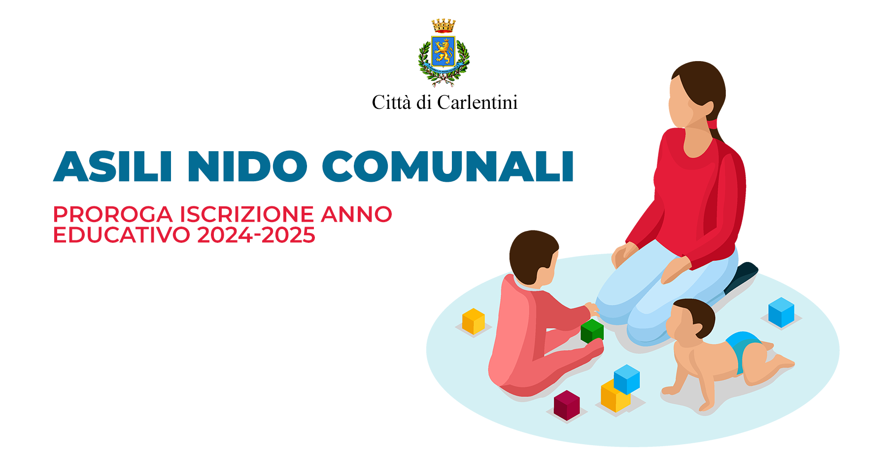 Asili nido comunali: iscrizione anno 2024-2025