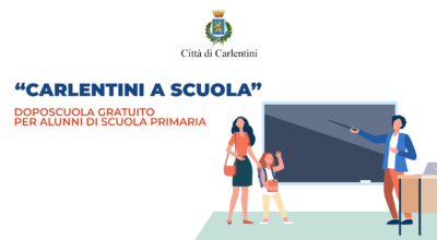 “Carlentini a Scuola”: doposcuola gratuito per alunni di scuola primaria