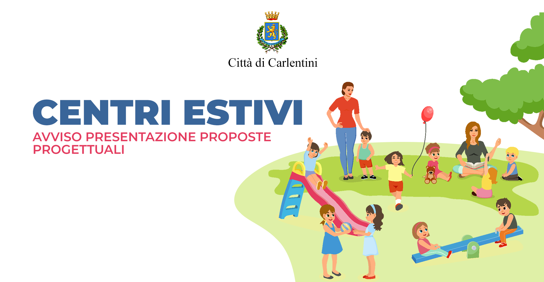 Centri estivi: avviso per la presentazione di proposte progettuali